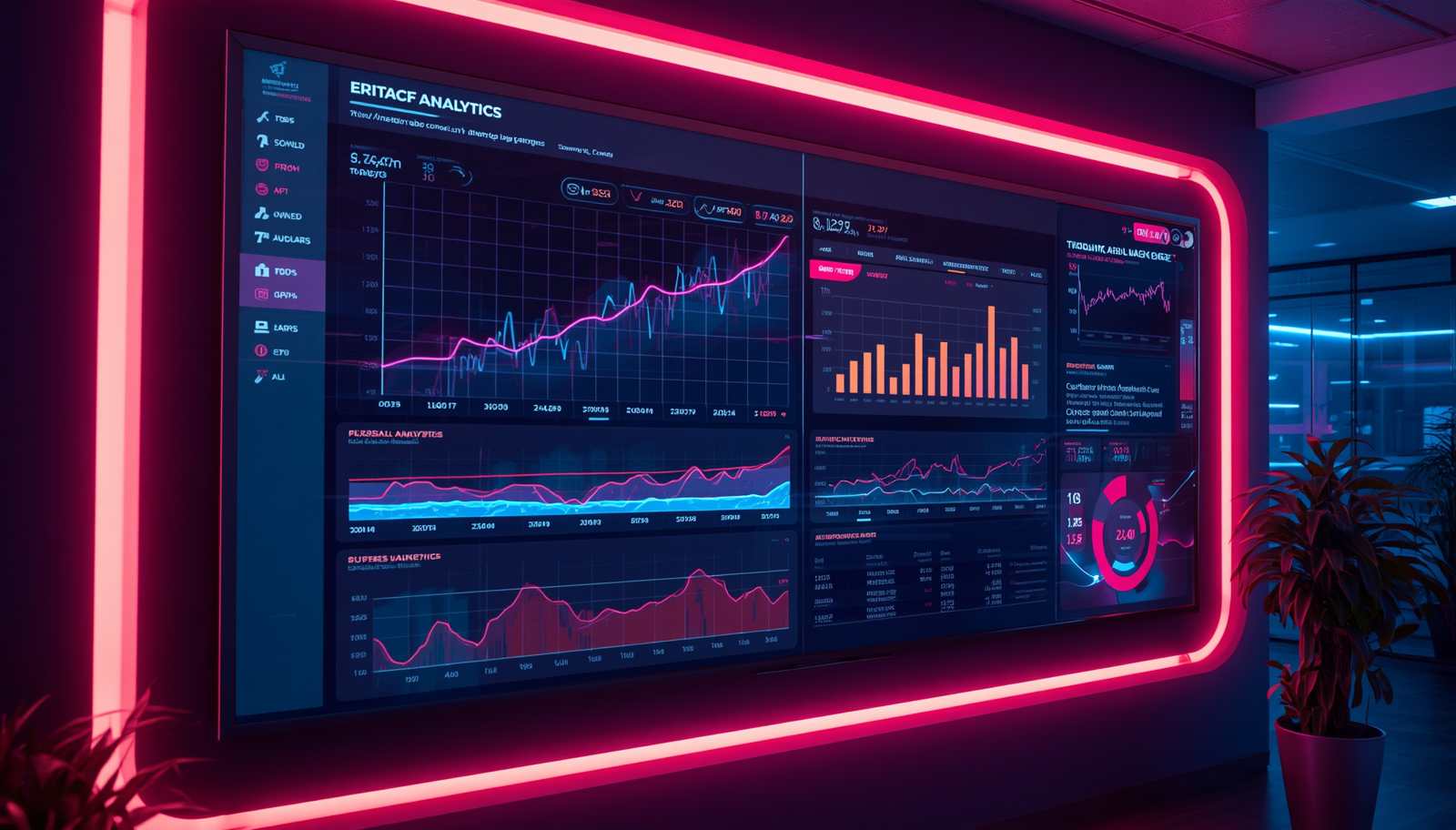 Digital marketing dashboard and growth analytics
